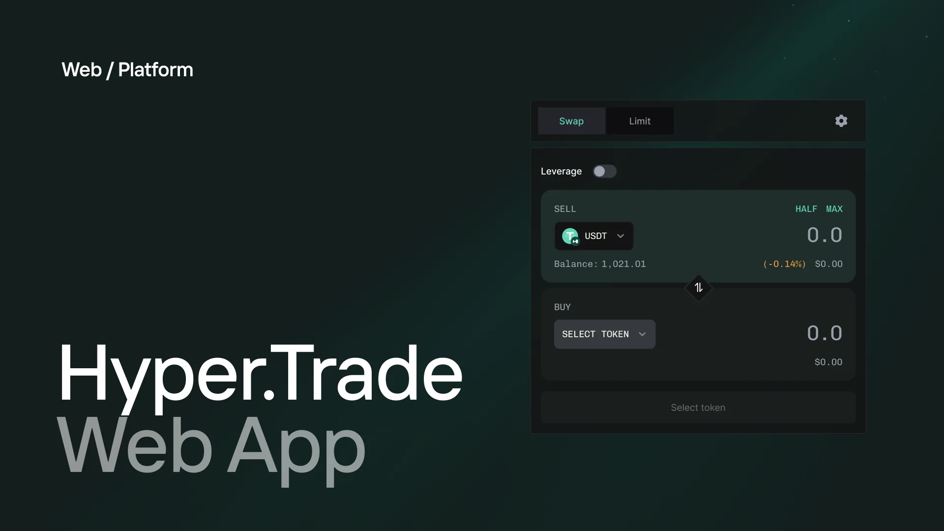 ht.xyz Hyper.Trade web app screenshot
